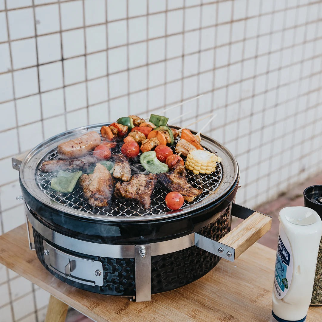 Griball Tabletop Charcoal Barbecue Grill, 14 Inch Round