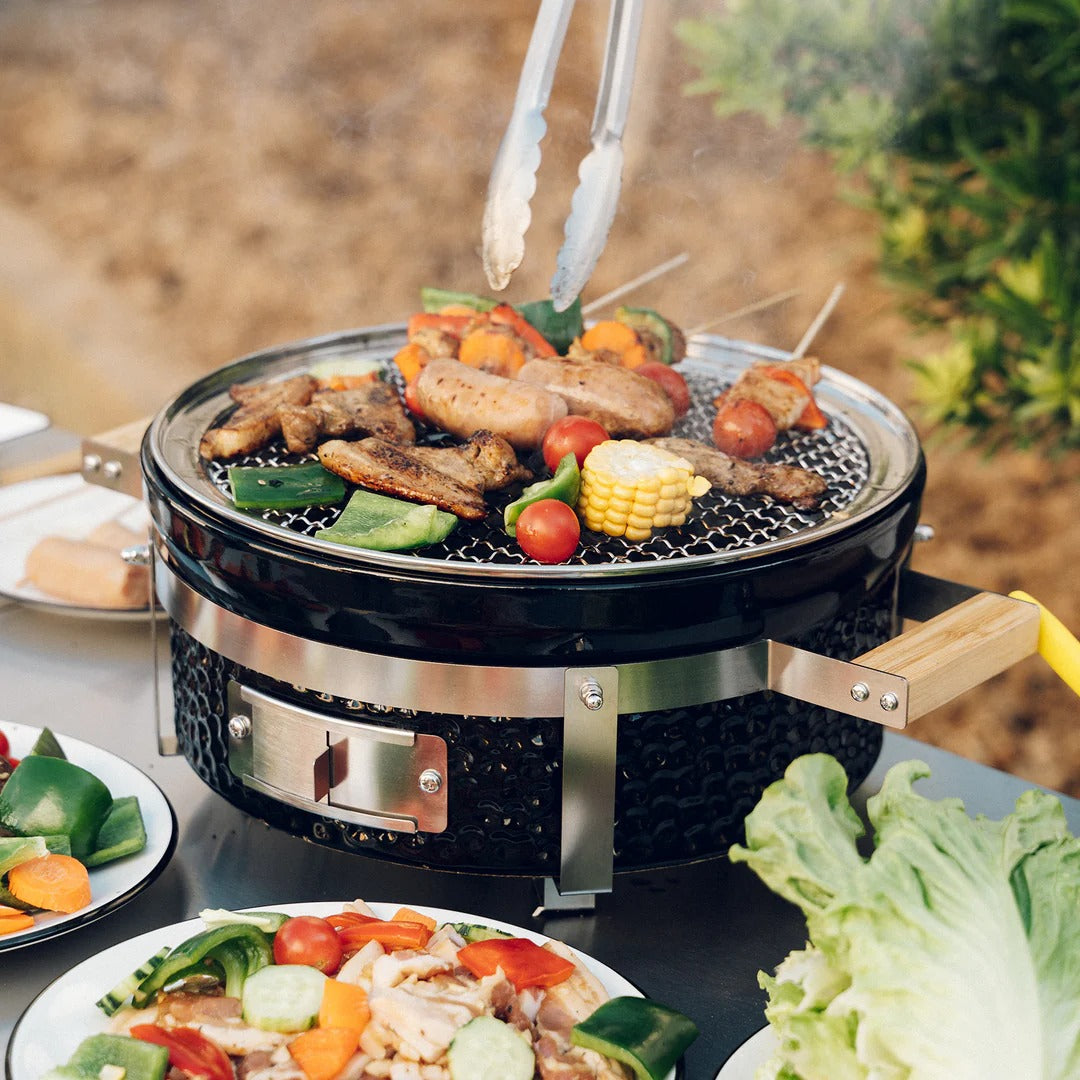 Griball Tabletop Charcoal Barbecue Grill, 14 Inch Round